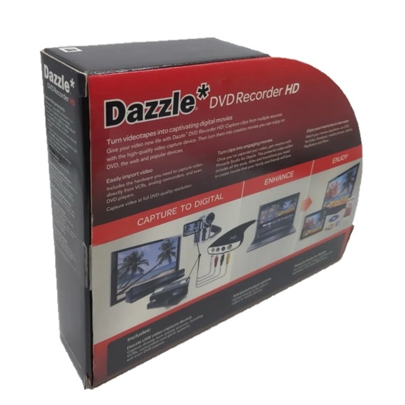 Pinnacle Dazzle DVD Recorder HD / Video Capture Device + Video Editing Software - Picture 2 of 7